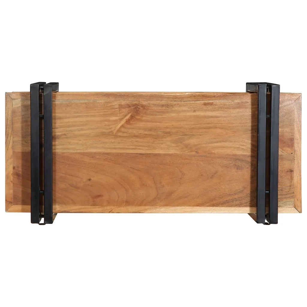 Mensola da Parete 70x33x35 cm Legno Massello di Acacia 4017484