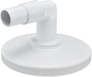 Skimmer per Piscina con Manico a 90° - Piastra di Aspirazione in Plastica - Diametro 18,5 cm - Elevate Prestazioni di Pulizia