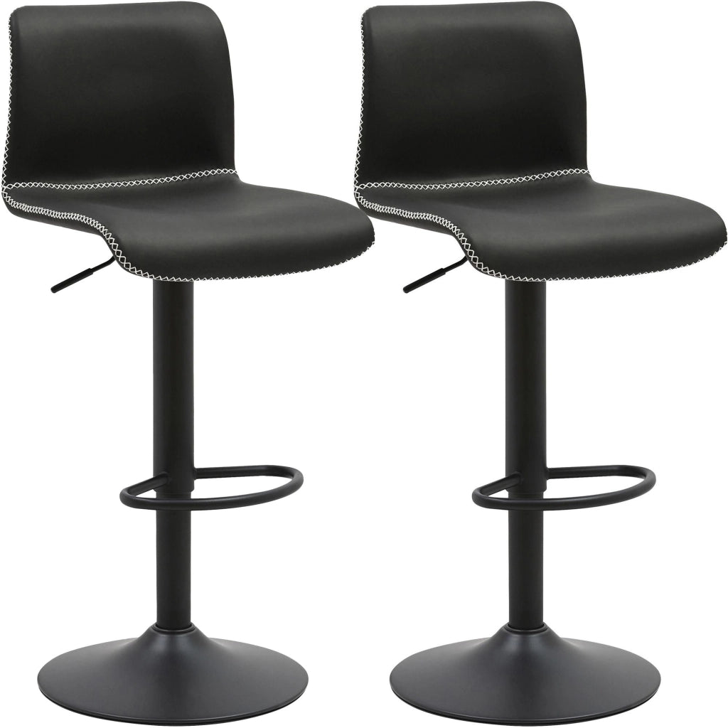 2er Set Barhocker Henchy Kunstleder