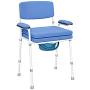 Poltrona reclinabile massaggiante elettrica con alzapersona ¨C zephmum ¨C blu