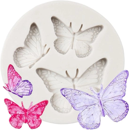Molliere in silicone per decorazione di torte di cioccolato, cupcake e gumpaste.