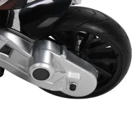 Moto Elettrica per Bambini 3-8 Anni con Licenza BMW, Batteria 12V, Rotelle e Luci, 110x47x69 cm