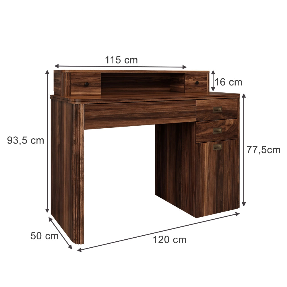 Vicco Scrivania Rovere rustico 120 x 50 cm
