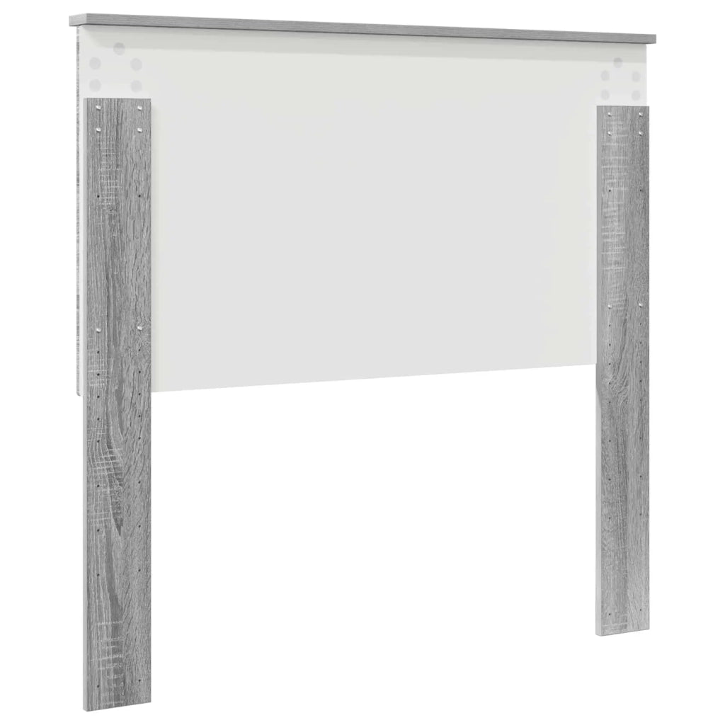 Testiera | Testata con Testiera | Testata Grigio Sonoma 100 cm Legno multistrato