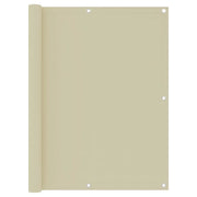Paravento da Balcone Crema 120x300 cm Tessuto Oxford cod mxl 11820