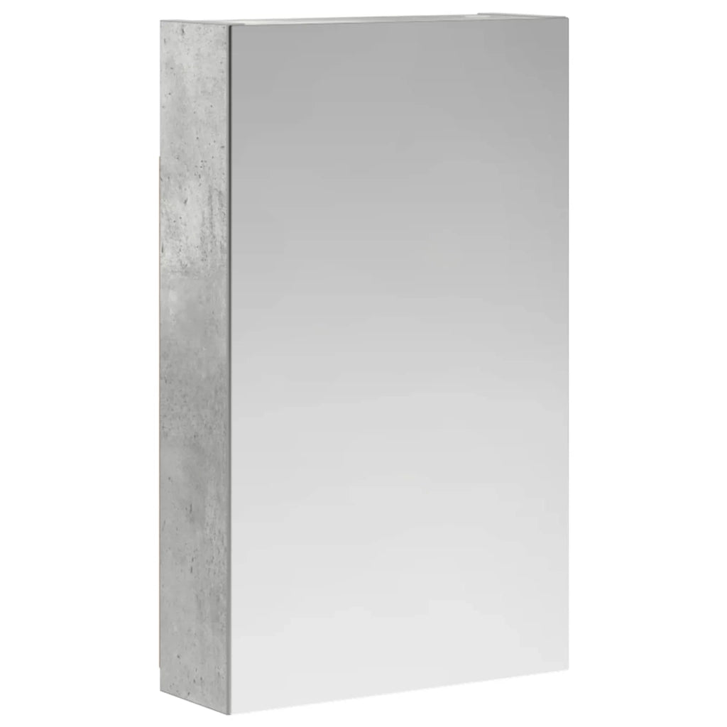 Mobiletto per specchio da bagno con lo scaffale Grigio cemento