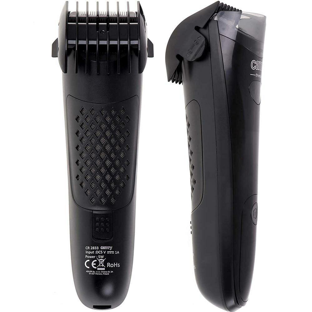 Rasoio Taglia Capelli Trimmer Elettrico con Aspirapeli Regola Barba Ricarica USB