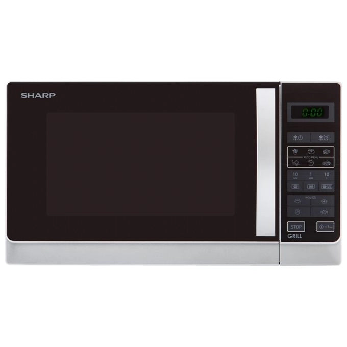 Sharp Home Appliances R742INW forno a microonde Superficie piana Microonde combinato 25 L 900 W Argento