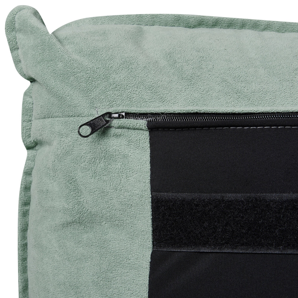 Letto matrimoniale colore verde menta con vano contenitore 180 x 200 cm camera da letto moderna