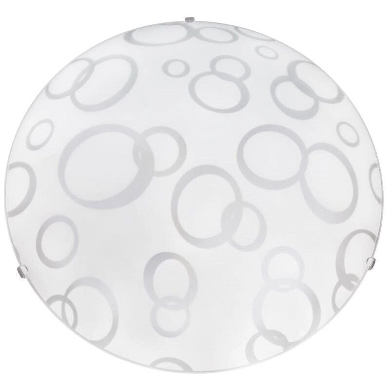 BETTA LAMPADA PLAFONIERA 2 LAMPADINE E27 40 CM CERCHI