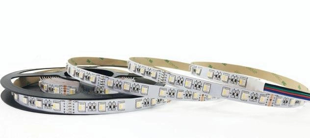 STRIP LED 5050 DC24V IN KAPTON 60 LED PER MT 19,2W PER MT 5400LM PER MT RGB + 4000K 500CM