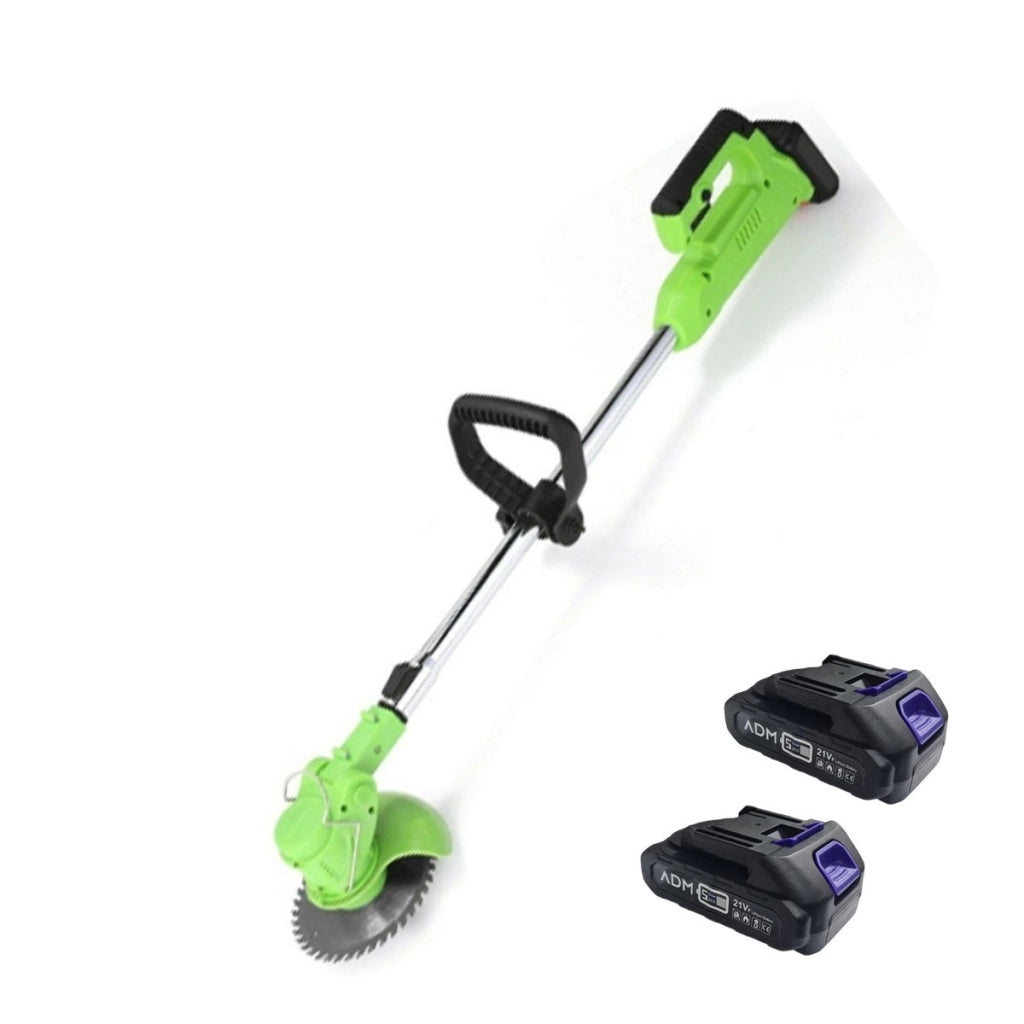 DECESPUGLIATORE TAGLIA TOSA ERBA BATTERIA RICARICABILE 21V SENZA FILI GIARDINO