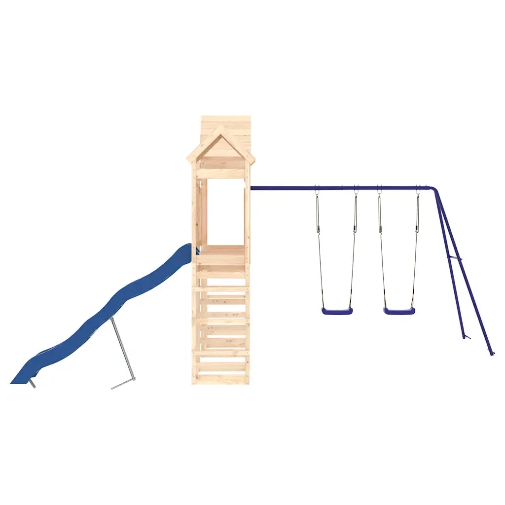 Set da Gioco da Esterno in Legno Massello di Pino 3156979