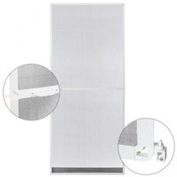 Zanzariera per porta a telaio fisso in alluminio 95 x 210 cm bianca 2008030/2