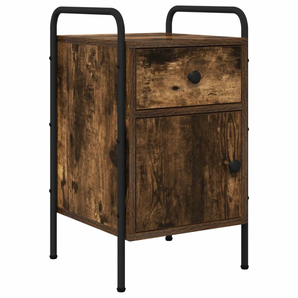 Armadio da Notte Rovere Fumo 35 x 36,5 x 61 cm 8007651