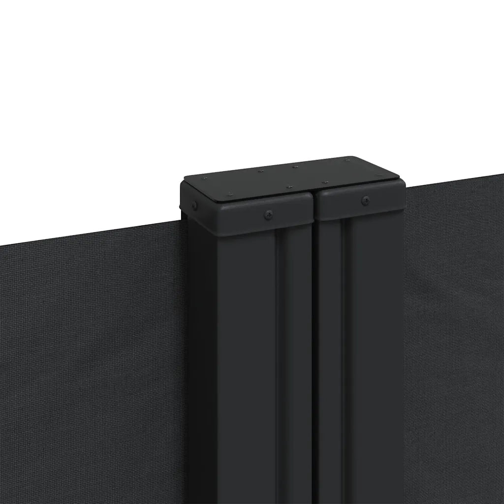 Tenda da Sole | Tenda parasole Laterale Retrattile Nera 120x1200 cm