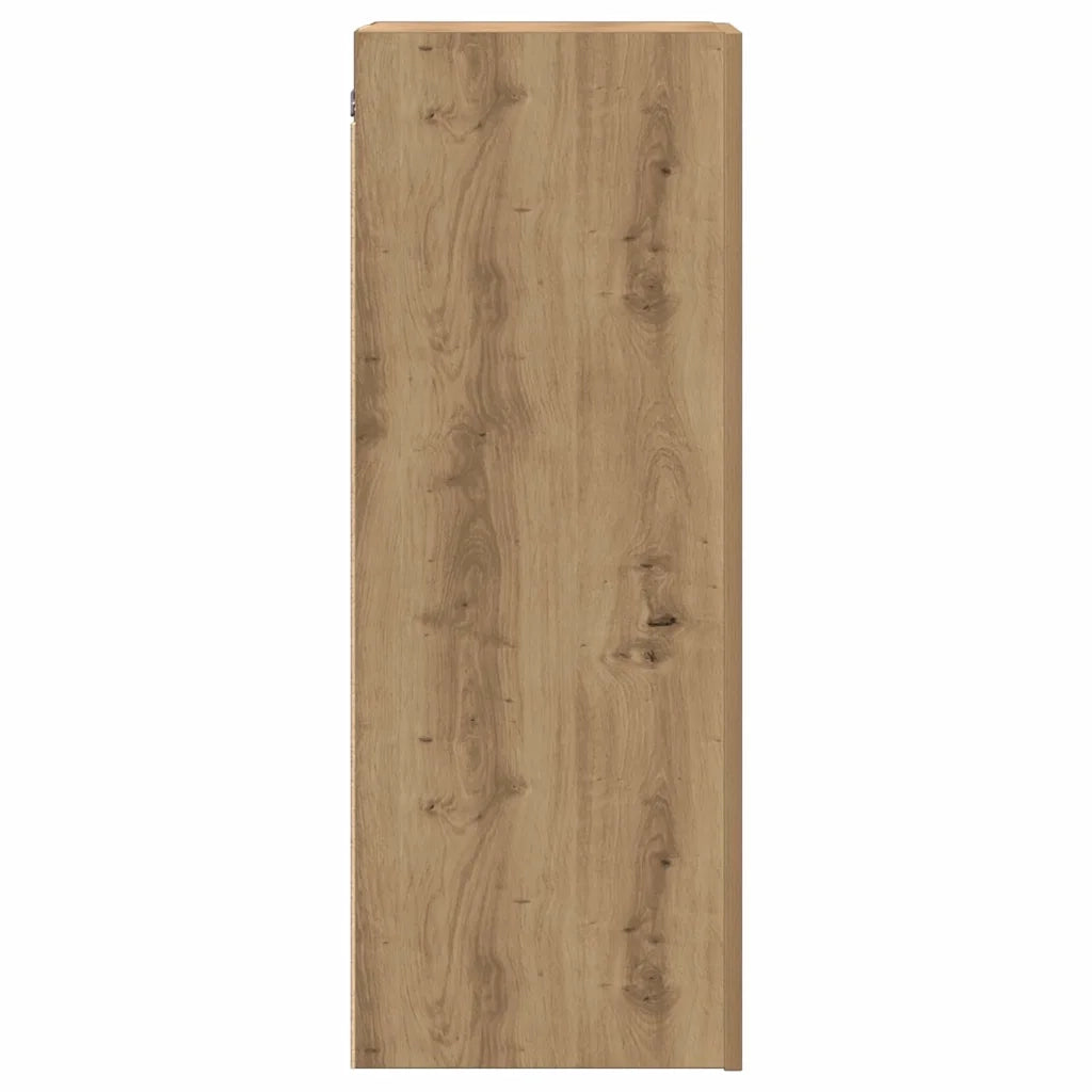 Mobile TV moderno a parete con pratico vano contenitore 30,5 x 30 x 90 cm realizzato in legno di rovere ingegnerizzato finitura artigianale 02_0050876