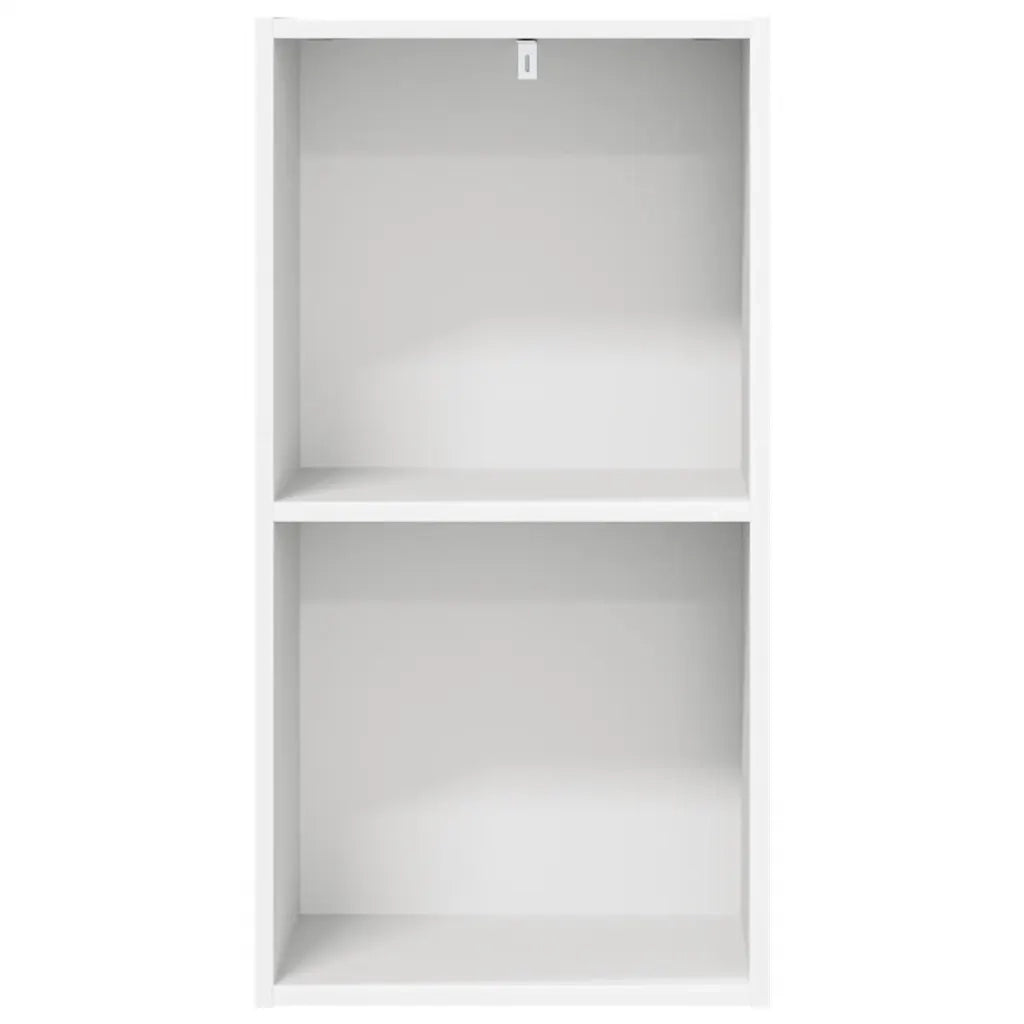 Libreria-Scaffale per Libri-Mobile di Stoccaggio Bianca 40x30x76,5 cm in Legno Multistrato