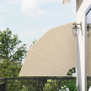 Schermo di Privacy per Balcone Beige 140 x 140 cm Poliestere 42000925
