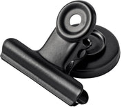 Clip magnetica, 12 pezzi clip magnetica, 38 mm magneti per frigorifero, clip metallica magnetica, forti magneti per lavagne magnetiche, frigoriferi, foto, abitazioni, uffici (nero)