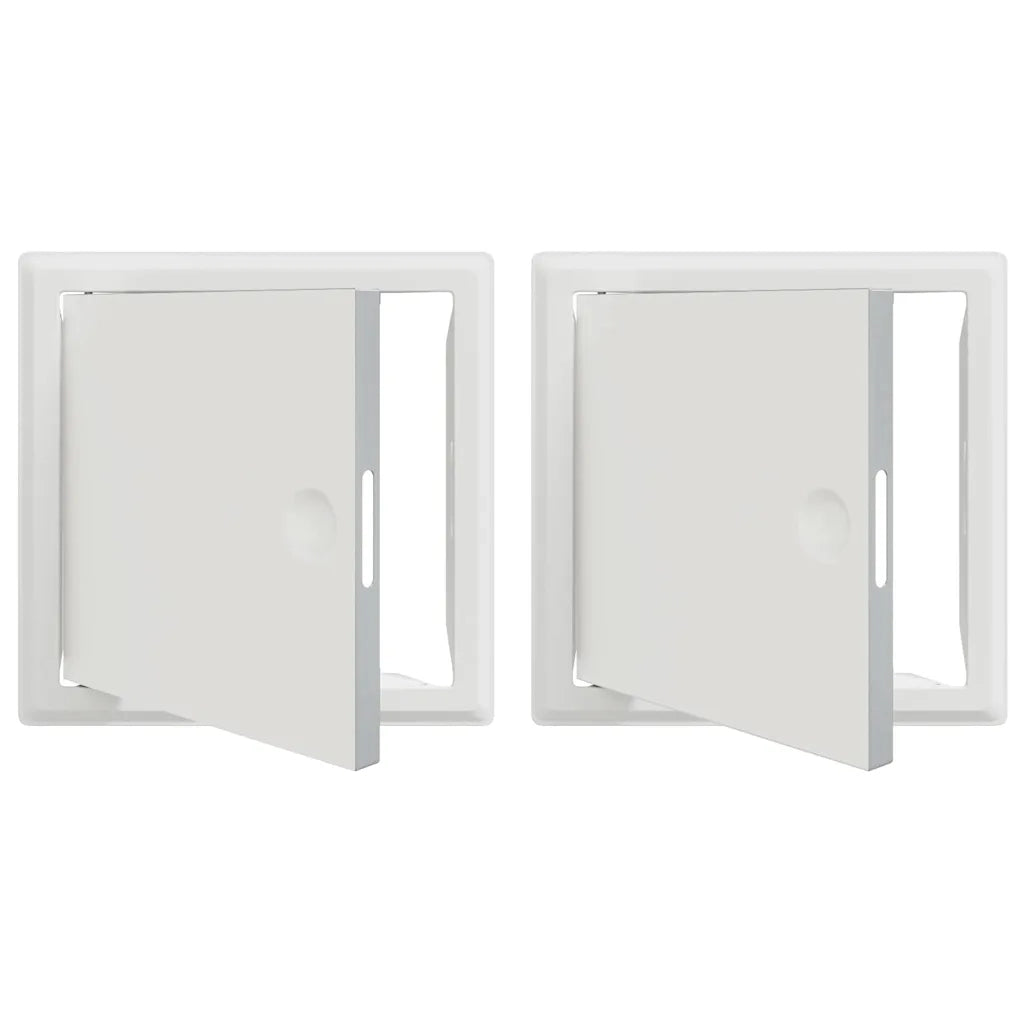 Pannello di Accesso 2 pz Bianco 23 x 23 x 3 cm Acciaio CFW3590261