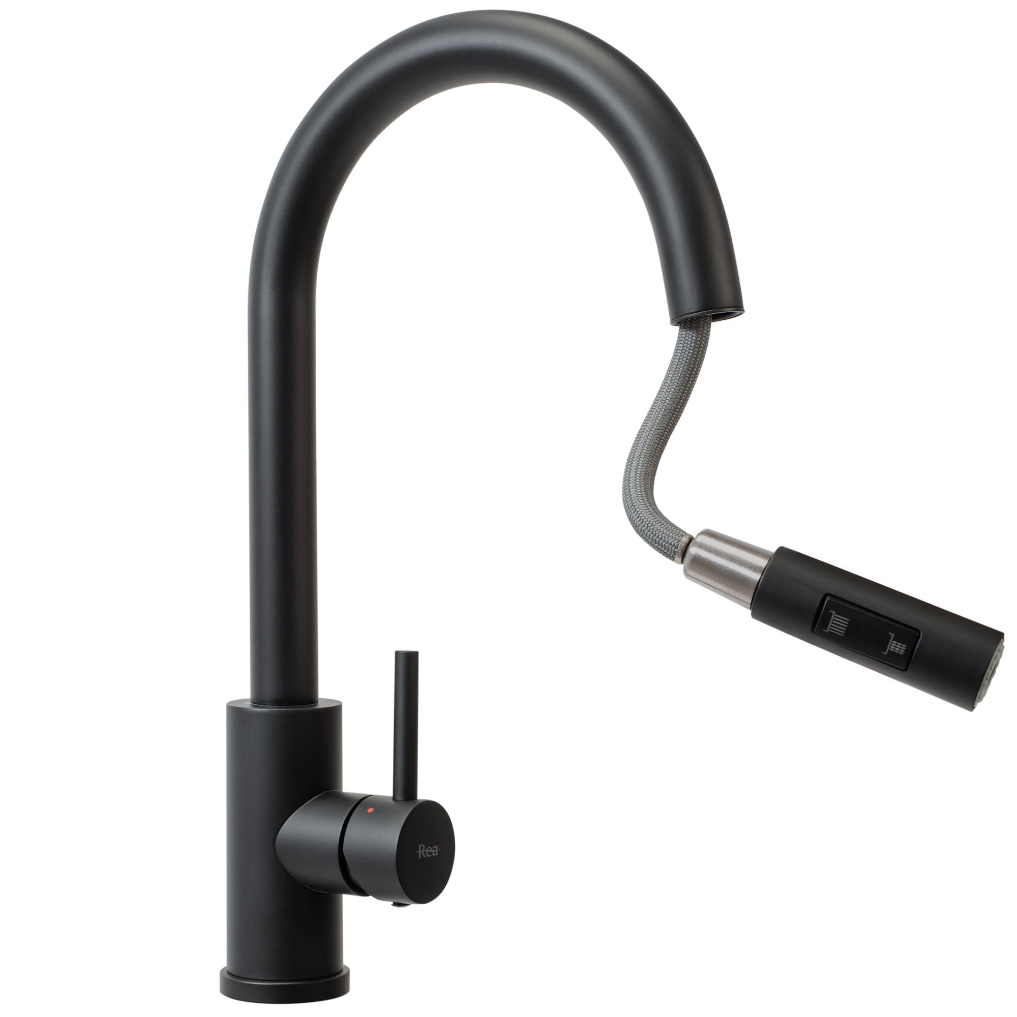 Rubinetto Da Cucina Rea Fresh Black Mat