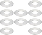 Pacchetti di imballaggio 10 pezzi - Alluminio - 70x30x3mm - Adatto per rubinetto di cucina - Resistente alla deformazione - Resistente alla corrosione - Gomme di sigillaggio