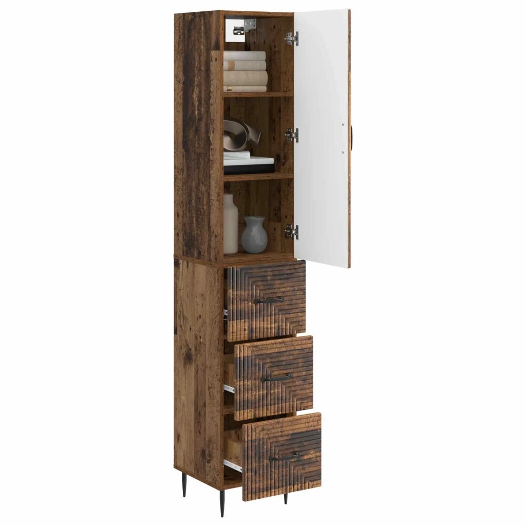 Set di armadi 2 pcs Legno antico 33 x 34,5 x 90 cm 3416653