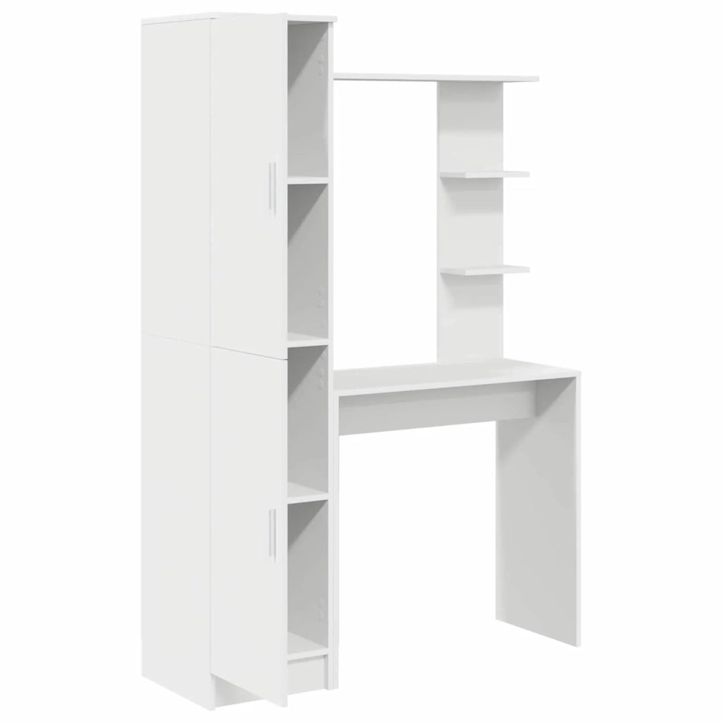 Scrivania | Tavolo da Ufficio 2 pz Bianco