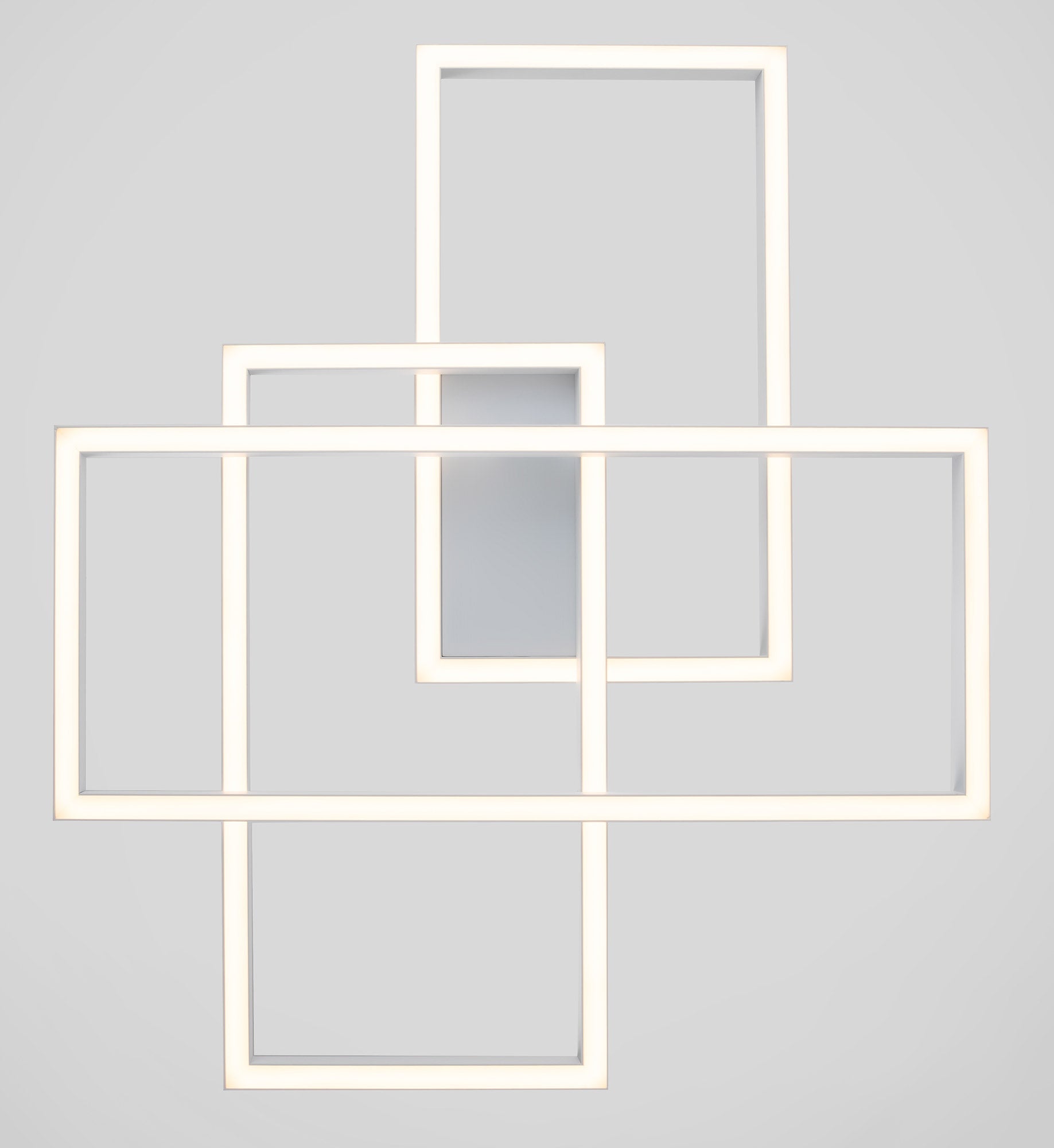 Plafoniera Modern in Metallo e Acrilico Rida Bianco