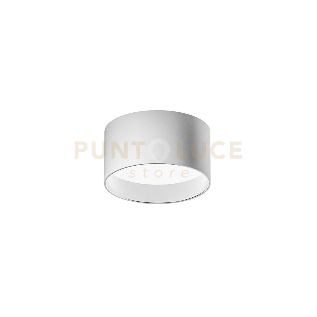 GPL332C- FARETTO LED  IN ALLUMINIO BIANCO SATINATO 3000K 957LM 12W D.12CM