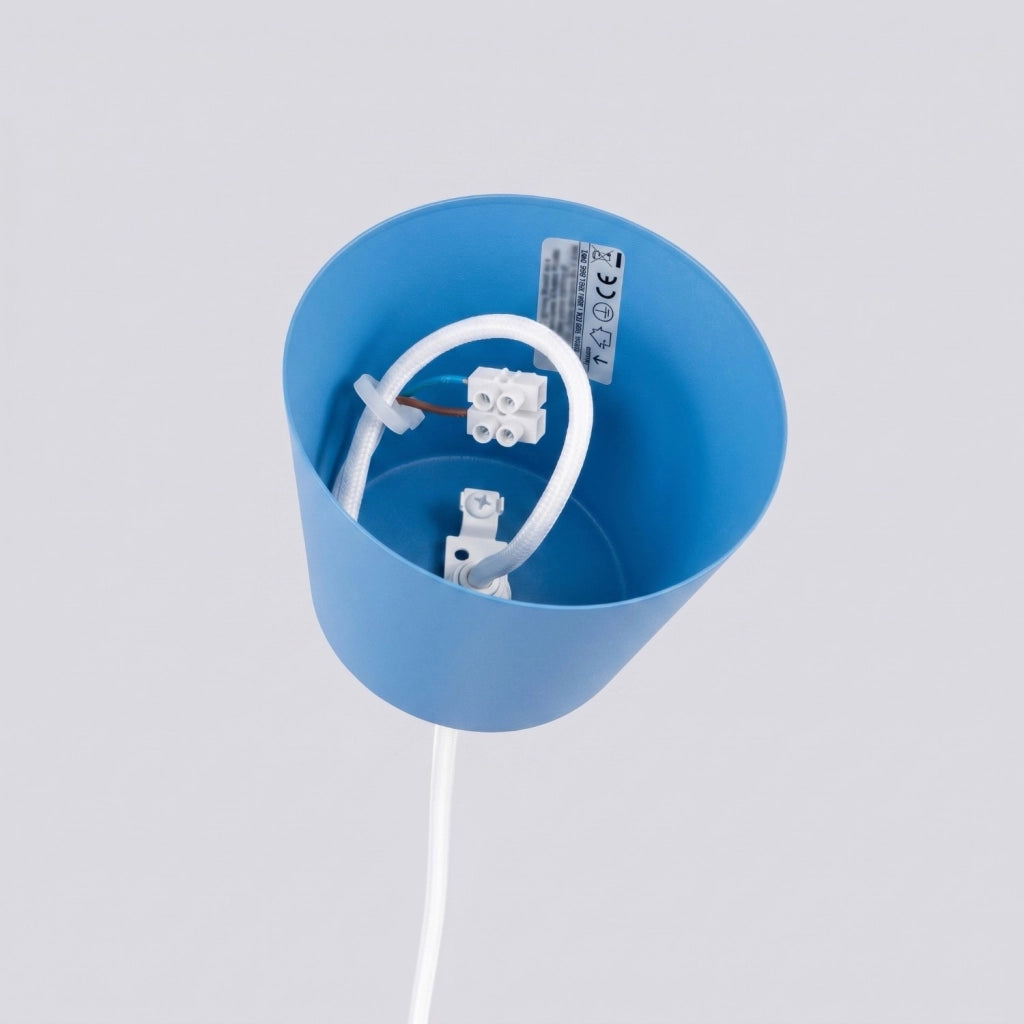 Lampada a sospensione BILO azzurro