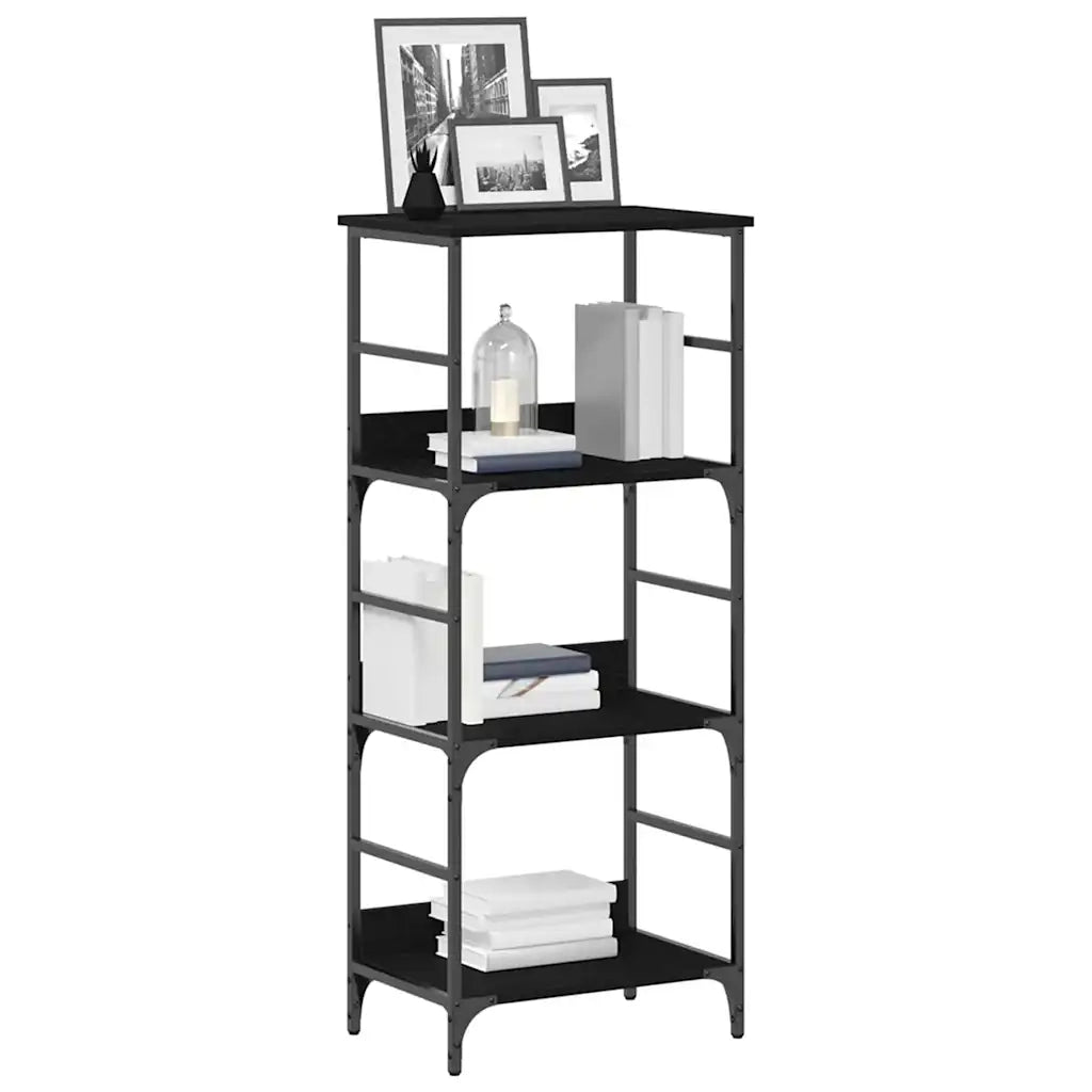 Libreria Rovere Nero 50 x 33 x 117,5 cm Legno multistrato 863553