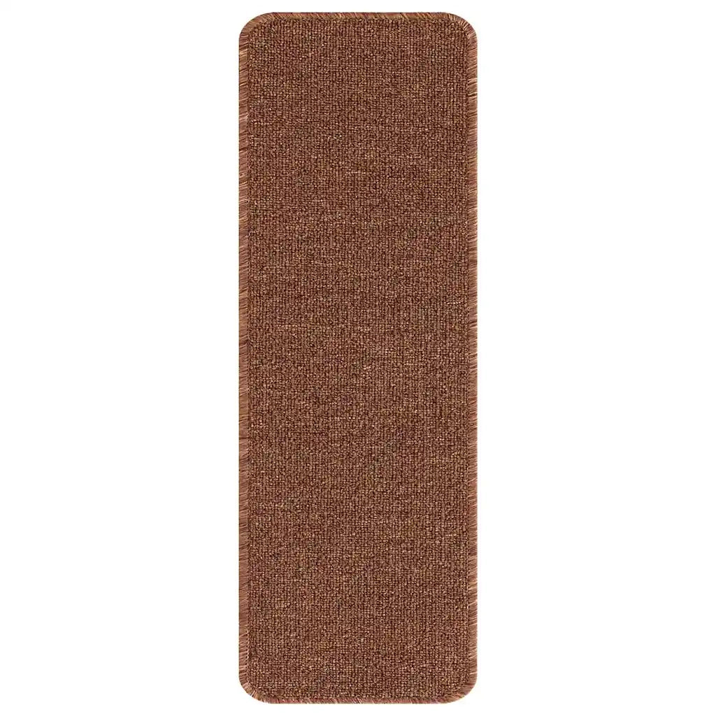 Tappetini Antiscivolo per Scale 15 pcs Giallo 60 x 25 cm PP 4019810