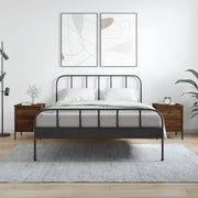 Comodini 2 pz-Set di 2 Tavolino da notte Rovere Marrone 40x42x50 cm in Legno Multistrato 870649