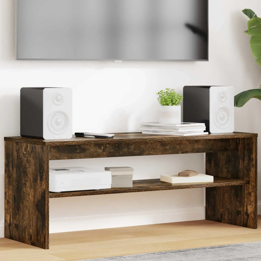 Mobile TV Rovere fumé 100 x 35 x 40 cm Legno multistrato