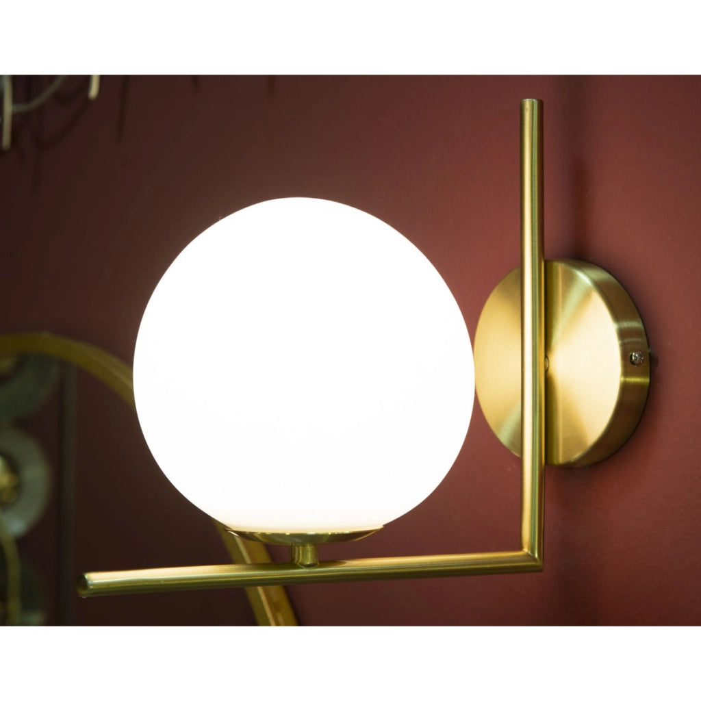 Lampada a Parete VKH57, Oro, Metallo, 15x25x22 cm