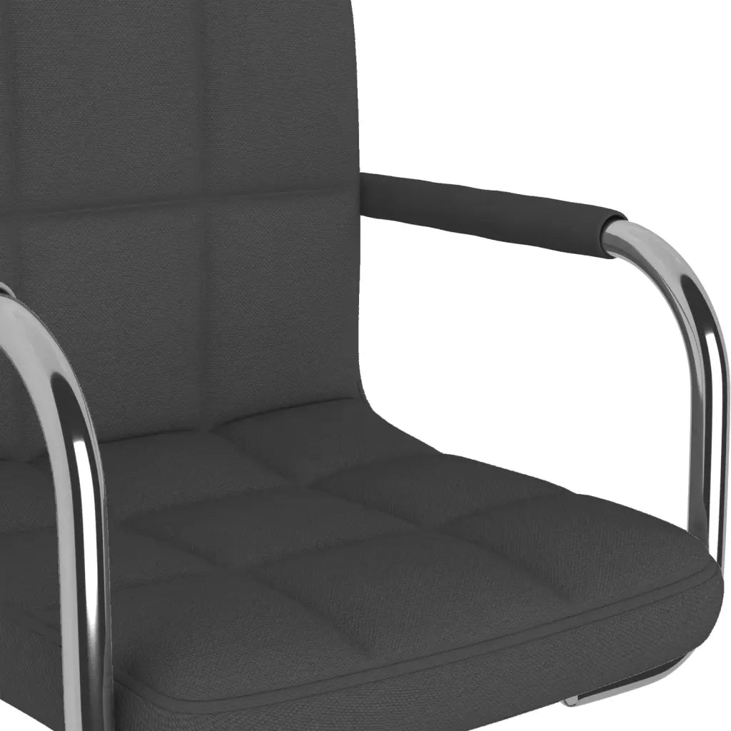 Sedia da Pranzo Grigio Scuro in Tessuto cod mxl 5826