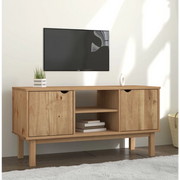 Mobile TV-Credenza per TV-Console TV OTTA 113,5x43x57 cm in Legno Massello di Pino