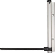 Slittura porta con braccio di sterzatura 40 kg argento 

Modello MB - Resistenza all'allentamento della slittura porta elevata