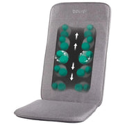 Beurer MG 202 - Cuscino massaggiante shiatsu per la casa e l'ufficio, 2 livelli di intensità, corpo posteriore sottile, adatto per poltrone, divani e sedie da ufficio, design moderno, grigio chiaro