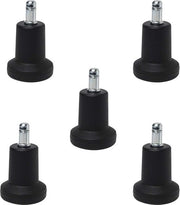 Accessori per sedile - Gomme per sedile - Protezioni ruote - 5 pezzi - Nero - Gomme per sedile - piedini per sedile - Gomme sostitutive per sedile - piedini per sedile - Piedini fissa - ruote di sostegno per fissaggio del sedile