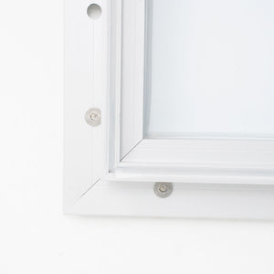 Bacheca da Esterno con Apertura a Ribalta 190,5x106,7x4,7 cm in Alluminio Grigio Chiaro