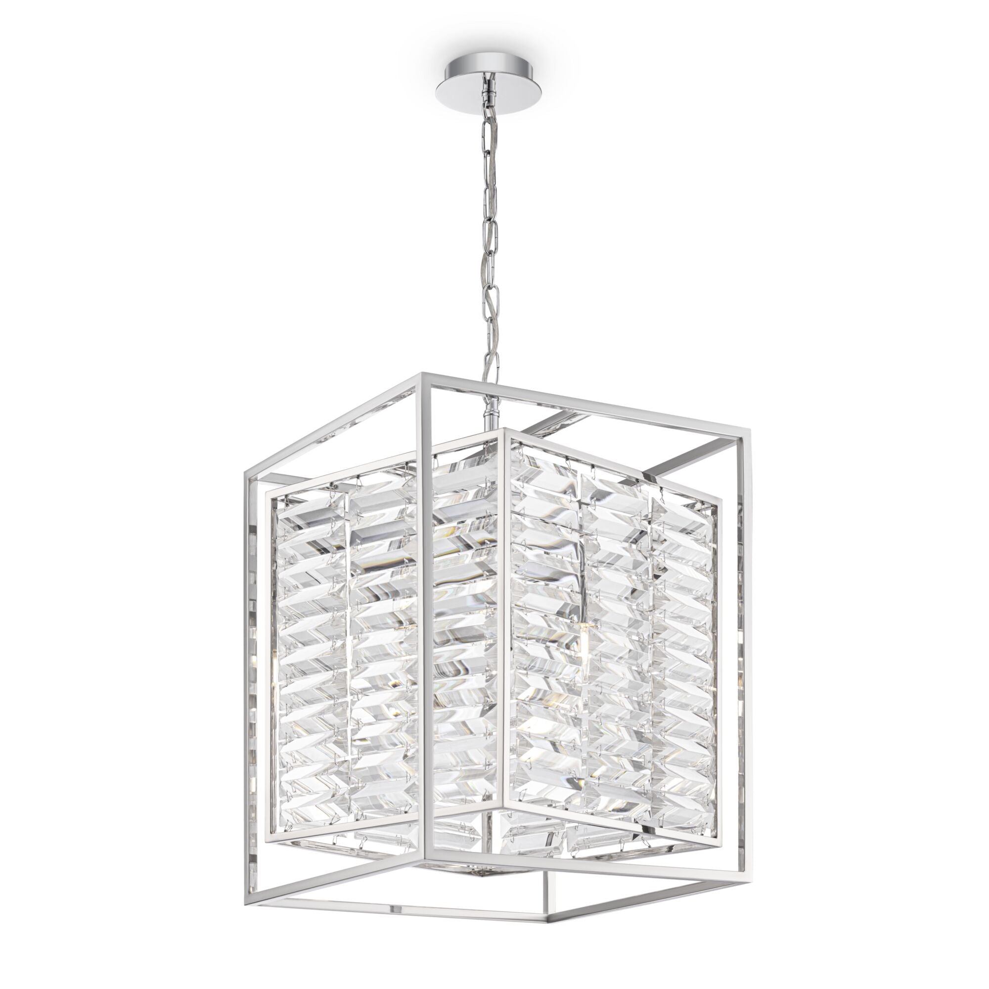 Lampada pendente Neoclassic in Metallo Tening Cromo