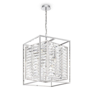 Lampada pendente Neoclassic in Metallo Tening Cromo