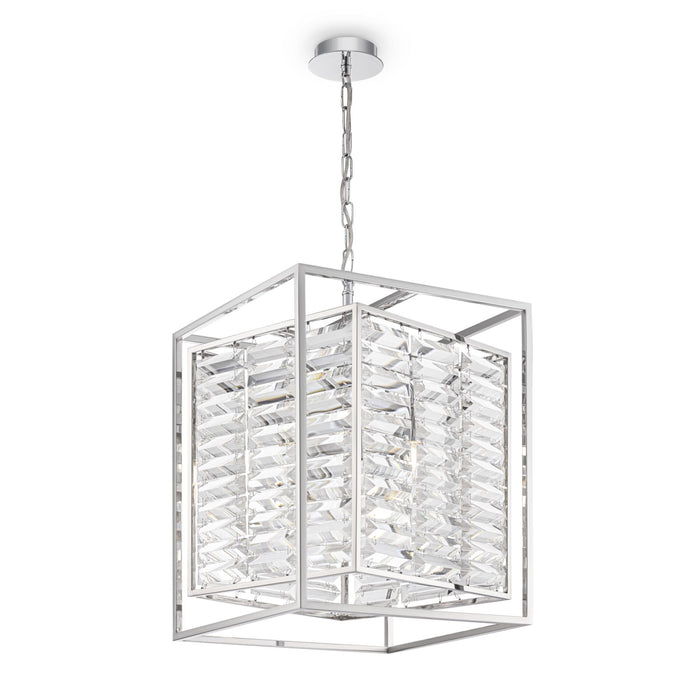 Lampada pendente Neoclassic in Metallo Tening Cromo