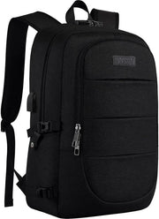 Borsa impermeabile per laptop - Borsa per viaggi 17.3 pollici - Porta USB per ricarica - Sicurezza contro la furto - Funzionale - Tempo libero Scuola Lavoro