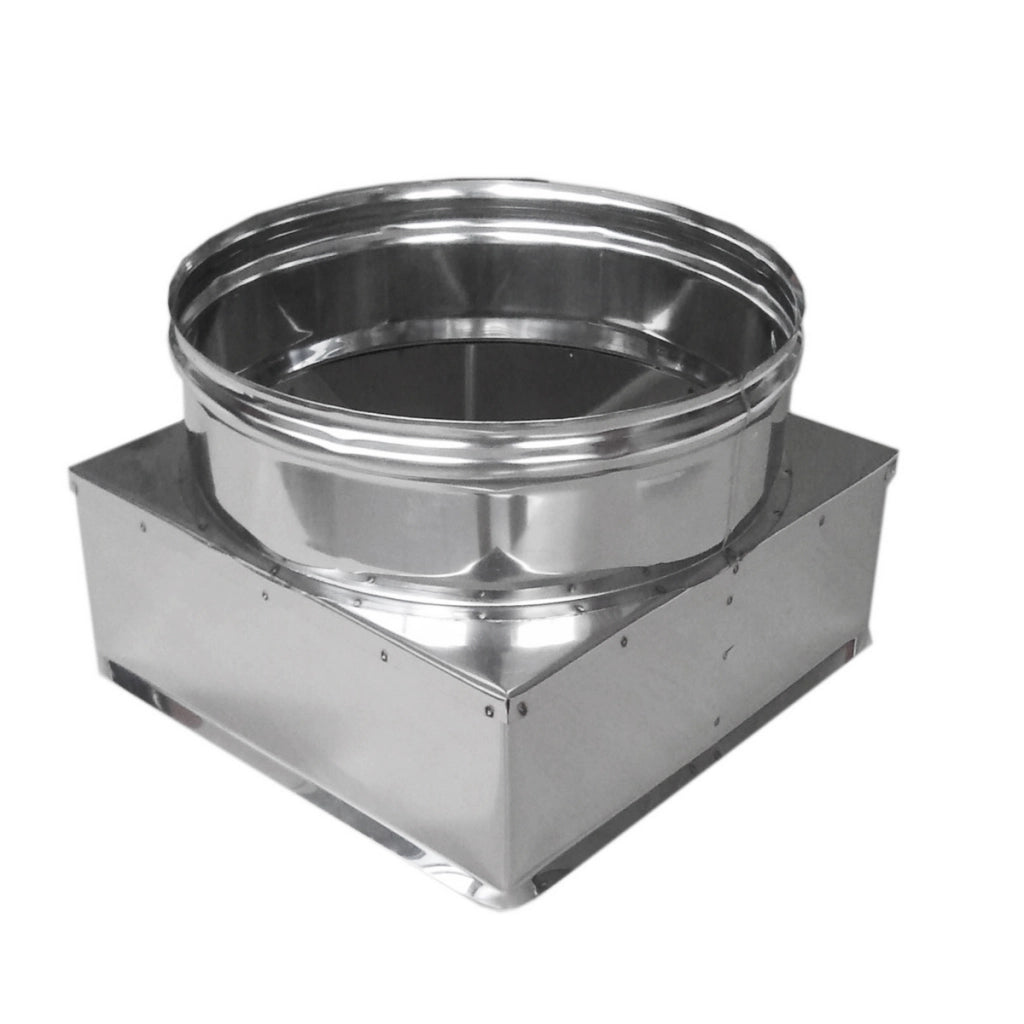 RIDUZIONE QUADRA-TONDA ACCIAIO INOX- Da 200x200 a 180- DK- pezzi 1