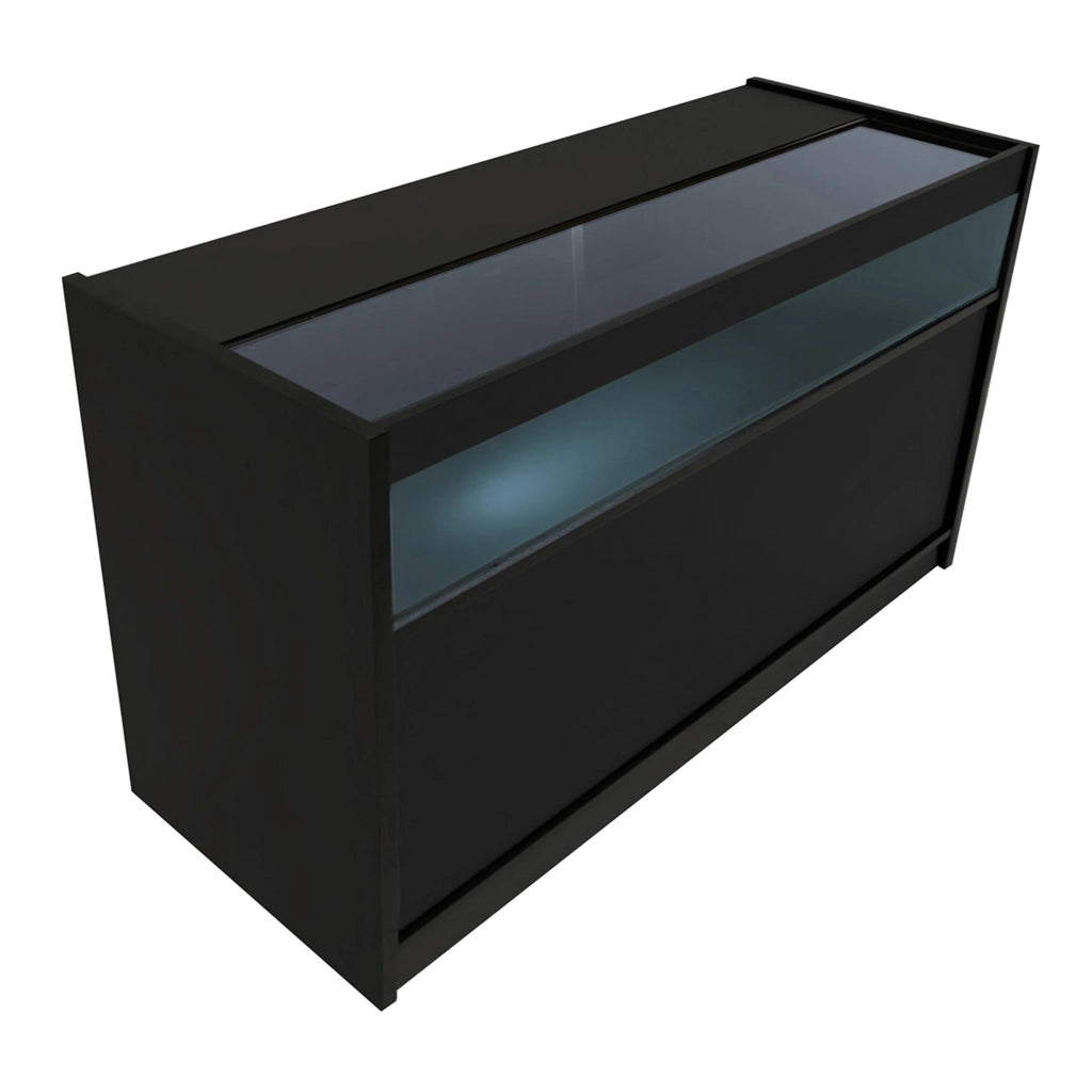 Set Banconi Nero Hyperion LED K1500 B1500 LM60 TB60 con Serrature e Vetrina