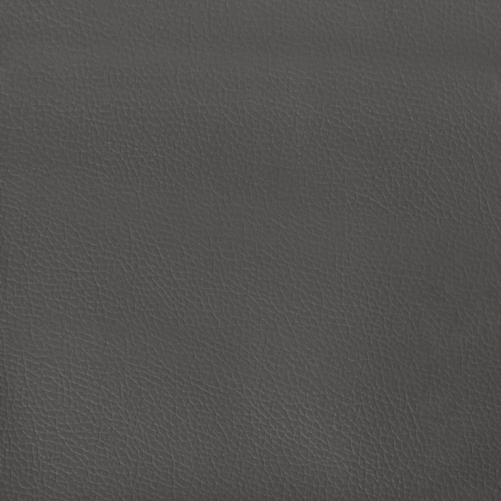 Giroletto con Testiera Grigio 160x200 cm in Similpelle